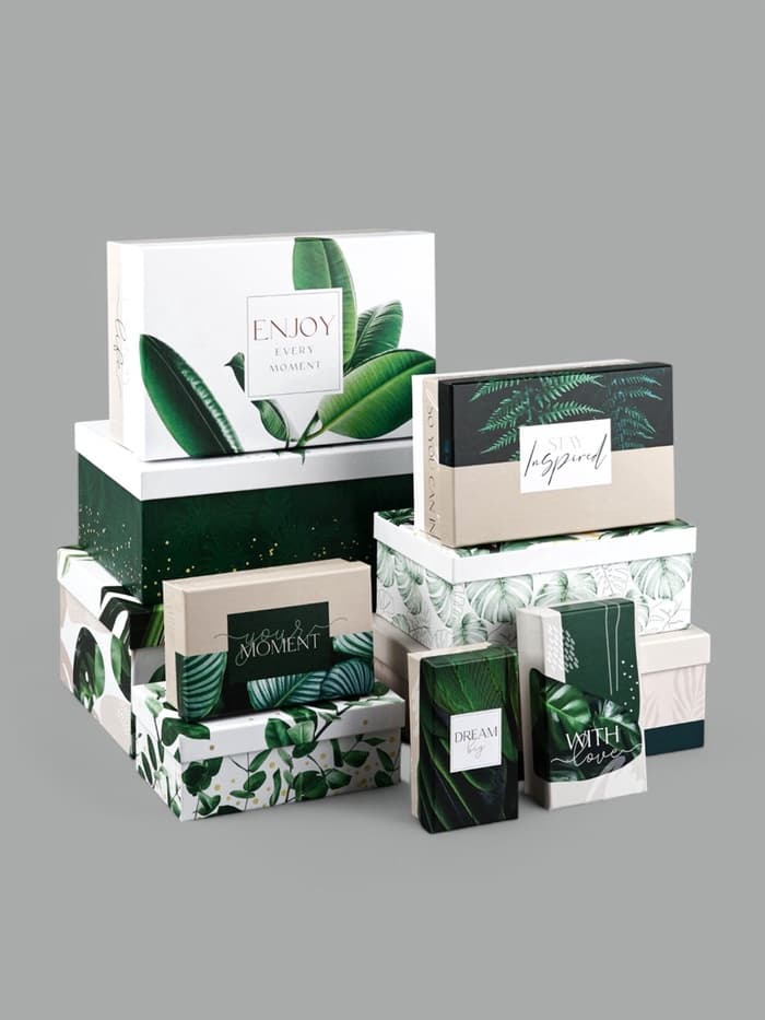 Подарочная коробка , «GREEN , 22 х 14 х 8.5 см