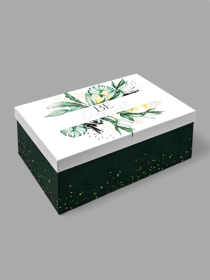 Подарочная коробка , «GREEN , 28 х 18.5 х 11.5 см