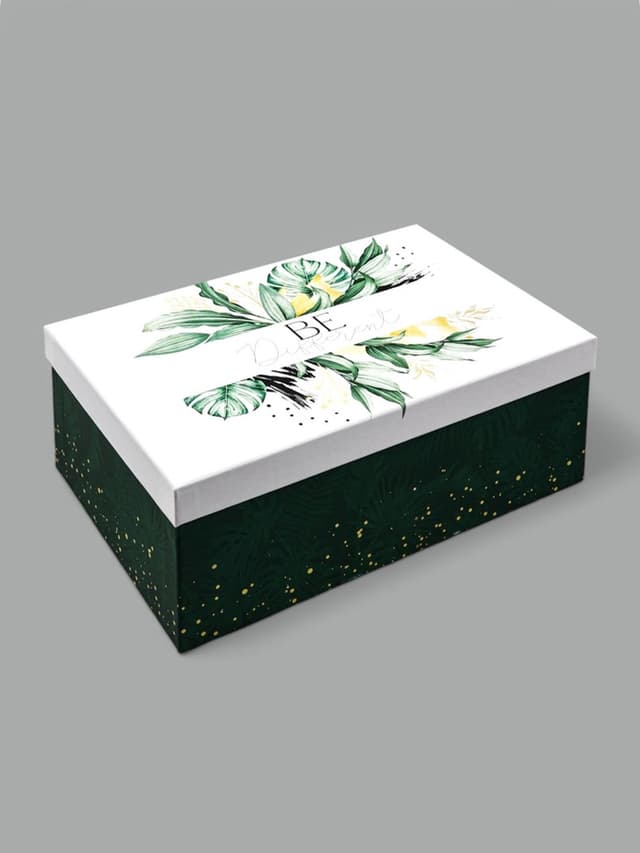 Подарочная коробка , «GREEN , 28 х 18.5 х 11.5 см Подарочная коробка , «GREEN , 28 х 18.5 х 11.5 см