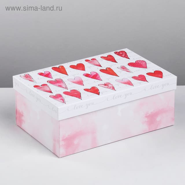 Подарочная коробка «Любовь повсюду», 24 x 15.5 x 9.5 см Подарочная коробка «Любовь повсюду», 24 x 15.5 x 9.5 см