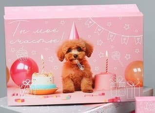 Подарочная коробка «Милые пожелания», 26 х 17 х 10 см Подарочная коробка «Милые пожелания», 26 х 17 х 10 см