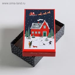 Подарочная коробка "Новогодние истории" 12 x 7 x 4 см