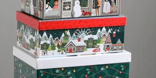 Подарочная коробка "Новогодние истории" 24 x 15,5 x 9,5 см Подарочная коробка "Новогодние истории" 24 x 15,5 x 9,5 см