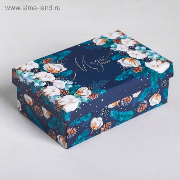 Подарочная коробка "Новогодний" 15 x 9,5 x 5,5 см