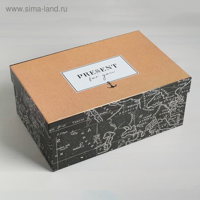 Подарочная коробка « Путешествуй», 28 x 18.5 x 11.5 см Подарочная коробка « Путешествуй», 28 x 18.5 x 11.5 см