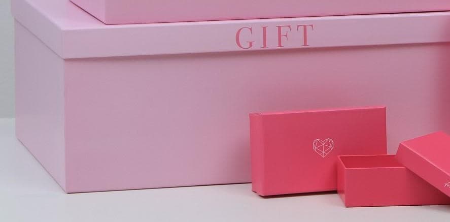 Подарочная коробка «Розовый градиент» , 46,6 х 35,2 х 17.5 см