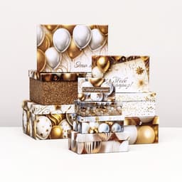 Подарочная коробка«С днём рождения!» 21x14x9 см