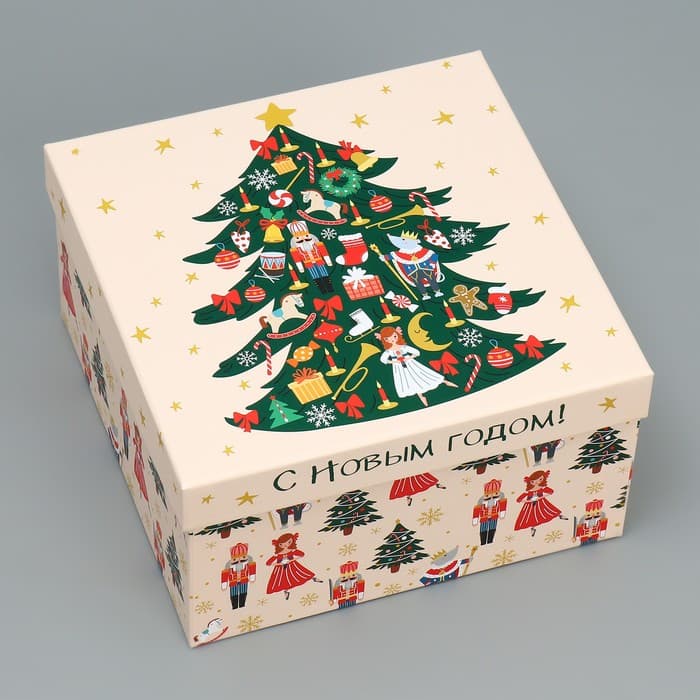 Подарочная коробка «Щелкунчик» , 20 х 20 х 11 см