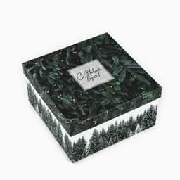 Подарочная коробка «Снежная зима», 20 x 20 x 11 см