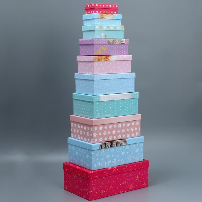 Подарочная коробка «Яркий», 15 х 9.5 х 5.5 см