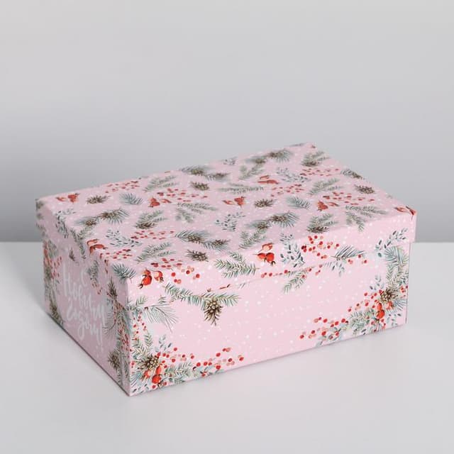 Подарочная коробка "Зима время чудес" 24 x 15,5 x 9,5 см Подарочная коробка "Зима время чудес" 24 x 15,5 x 9,5 см