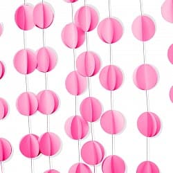 Подвеска Круги, розовый ,200см Подвеска Круги, розовый ,200см