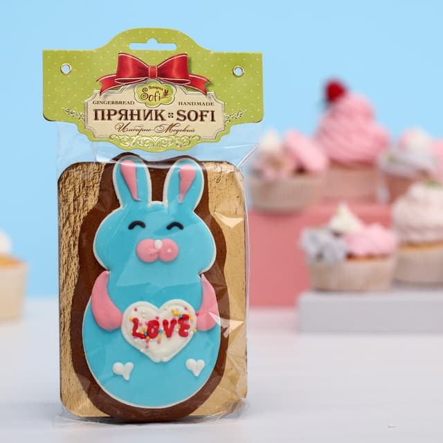 Пряник "Заяц "С любовью" 100 г Пряник "Заяц "С любовью" 100 г