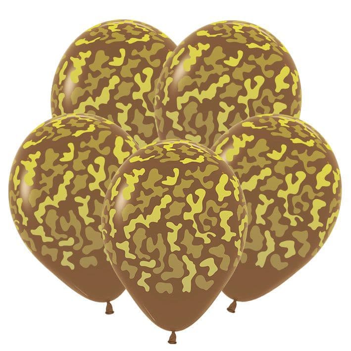 S 12 / 30 см Камуфляж, Кофе Пастель 5 ст.