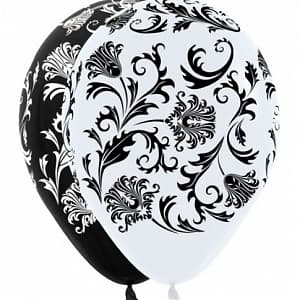 S 12" Дамаск (белый ,Черный ) Пастель