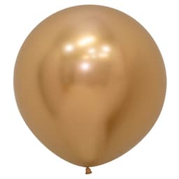 S 24"/ 60 см Рефлекс золото,(Зеркальные шары) хром