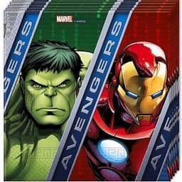 Салфетка Мстители 33см 20шт