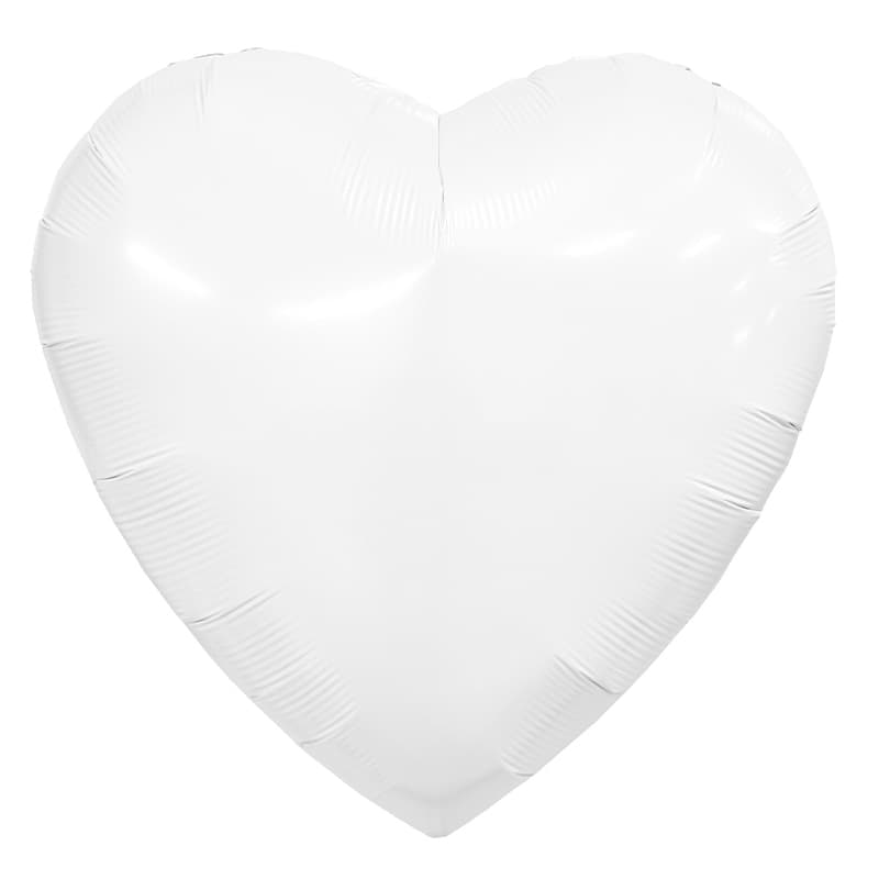Сердца белые 90 см