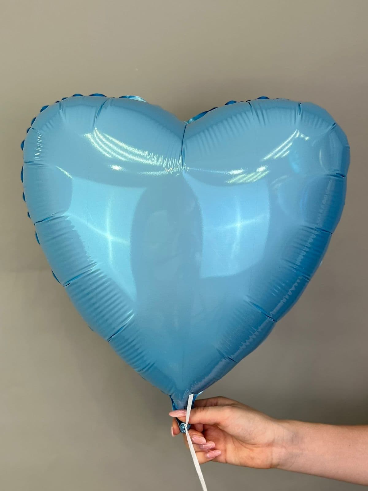 Сердца пастель 45 см голубые /fm