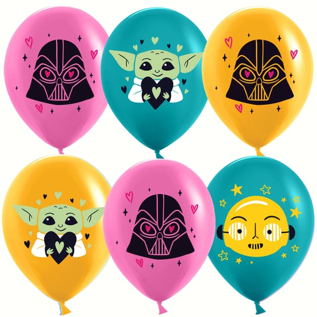 Шар (12''/30 см) Геройская сага, Ассорти, пастель, 1 ст Шар (12''/30 см) Геройская сага, Ассорти, пастель, 1 ст