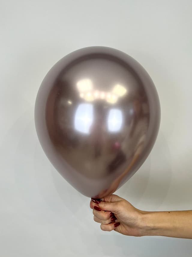 Шар (12''/30 см) Хром , розовый лайт Шар (12''/30 см) Хром , розовый лайт