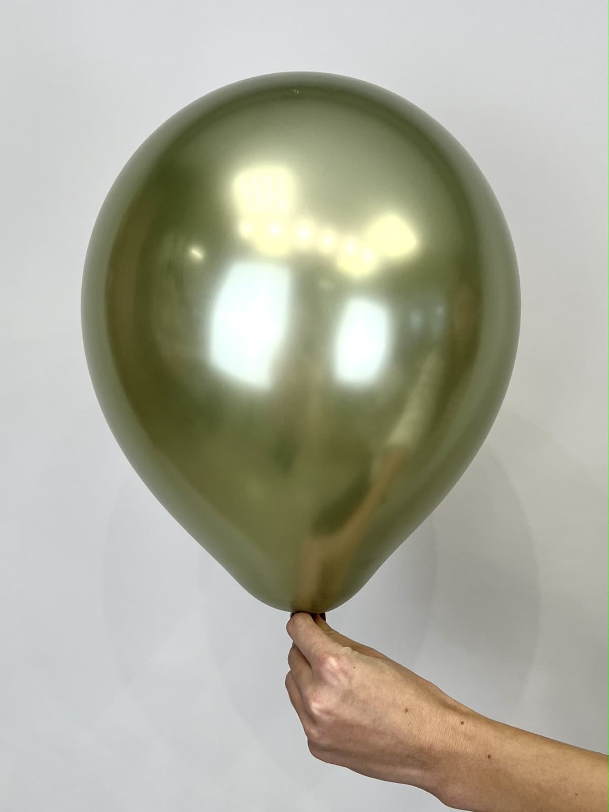 Шар (12''/30 см) Хром зеленый лайт