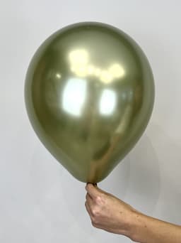 Шар (12''/30 см) Хром зеленый лайт