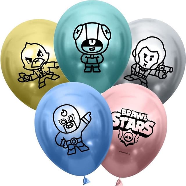 Шар 12"30см Brawl Stars, Герои Шар 12"30см Brawl Stars, Герои