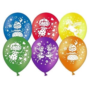 Шар 12"30см Для девочек/ассорти/Пастель