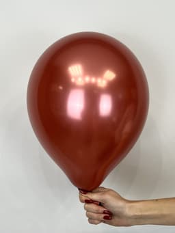 Шар (12"/30см) Хром, Красный