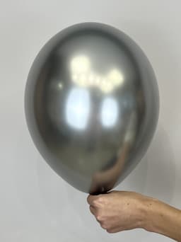 Шар (12"/30см) Хром,серебро