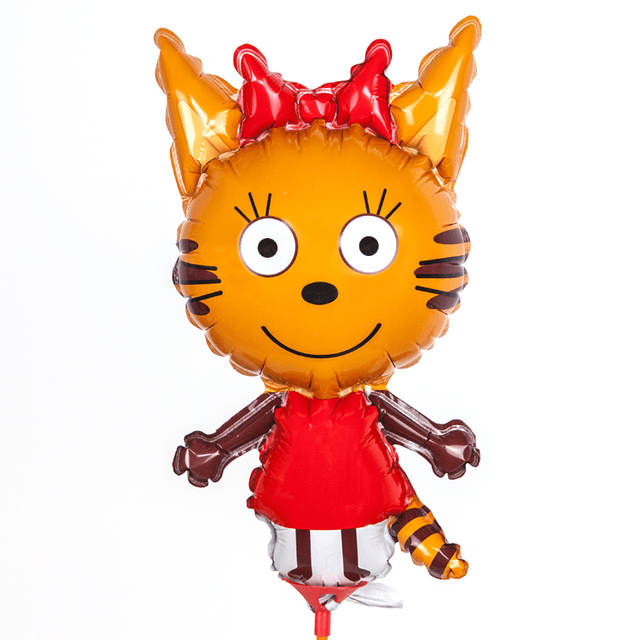 Шар (12"/30см) Мини-фигура, Три Кота, Карамелька Шар (12"/30см) Мини-фигура, Три Кота, Карамелька