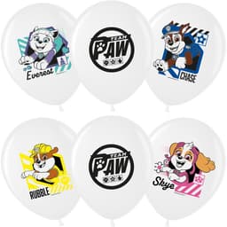 Шар 12"30см Щенячий патруль, белый