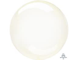 Шар (18"/45 см) Сфера 3D Deco Bubble/баблс желтый