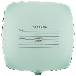 Шар 18\45 см Тетрадь, Фигура