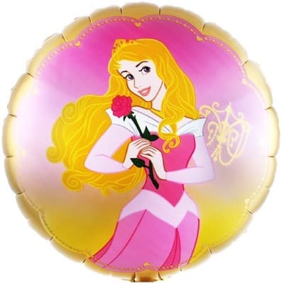 Шар (18''/46 см) Круг, Аврора, Спящая красавица Шар (18''/46 см) Круг, Аврора, Спящая красавица