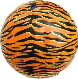 Шар (18"/46см) Круг, Анималистика, Тигр