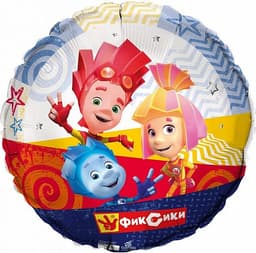 Шар (18"/46см) Круг,Фиксики Друзья