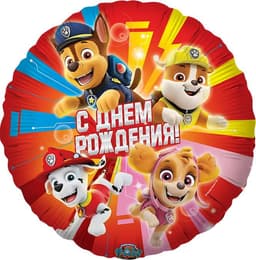 Шар (18"/46см) Круг,Щенячий патруль