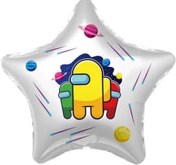 ШАР (18"/46СМ) ЗВЕЗДА,КОСМОНАВТИКИ/AGURA