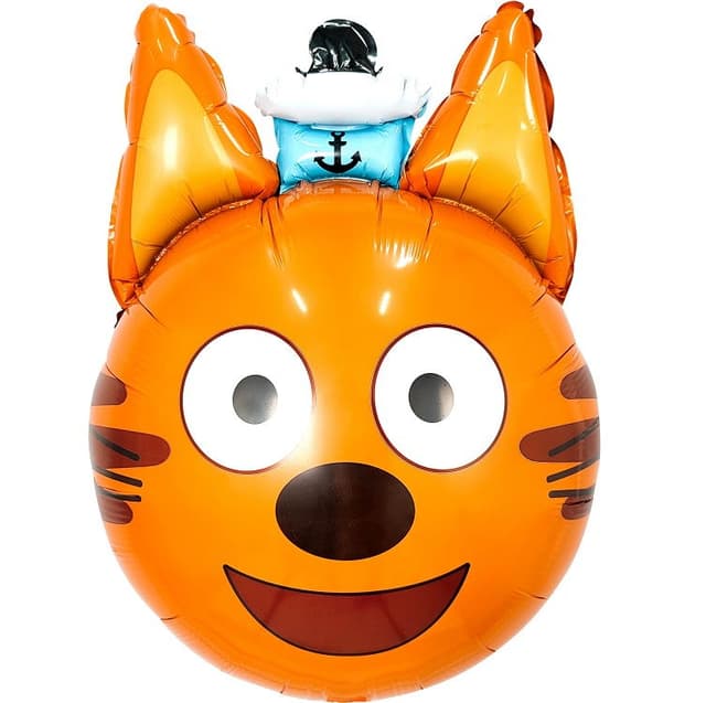 Шар (19"/48см) Голова, Три кота, Коржик Шар (19"/48см) Голова, Три кота, Коржик