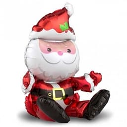 Шар (20"/51см) Фигура,Сидячий Дед Мороз