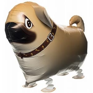 Шар (24"/61см) Ходячая Фигура,Мопс Шар (24"/61см) Ходячая Фигура,Мопс