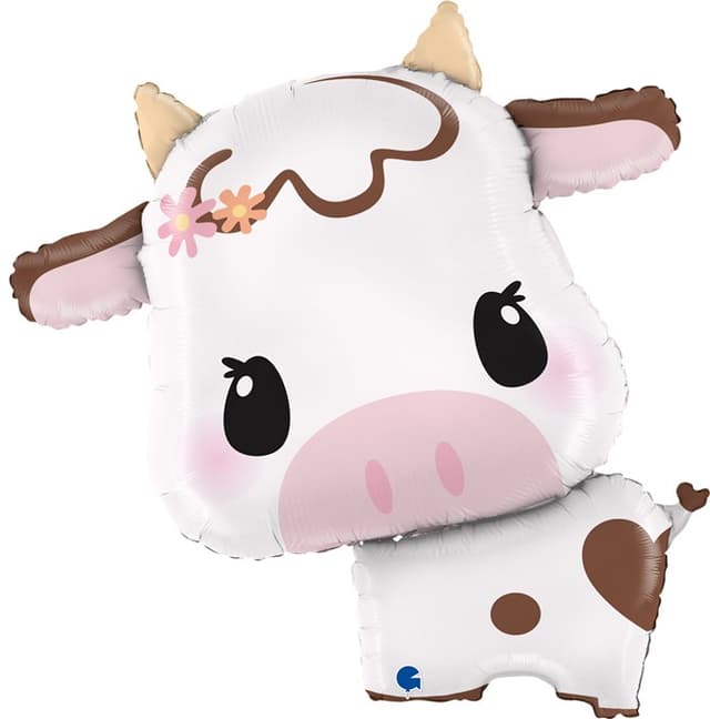 Шар (25''/64 см) Фигура, Милая корова Шар (25''/64 см) Фигура, Милая корова