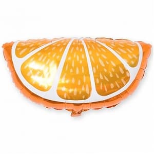 Шар (26"/66см) Фигура,Долька апельсина