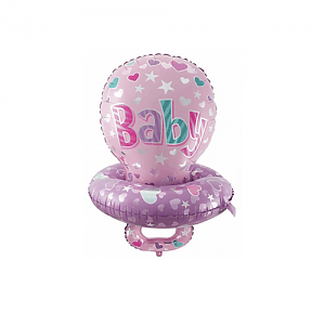 Шар (32"/81см) Фигура,Соска для девочки