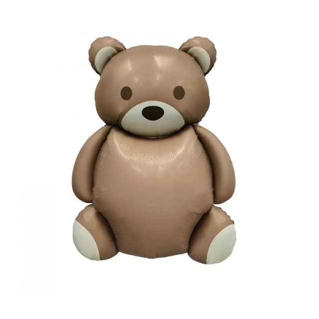 Шар (35"/89см) Фигура, Медведь, сатин Шар (35"/89см) Фигура, Медведь, сатин