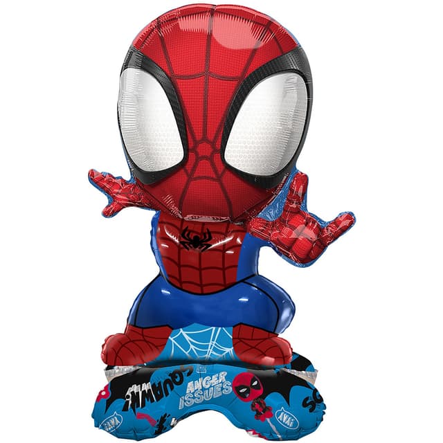 Шар 3D (22''/56 см) Фигура на подставке, Человек Паук (Только для воздуха) Шар 3D (22''/56 см) Фигура на подставке, Человек Паук (Только для воздуха)