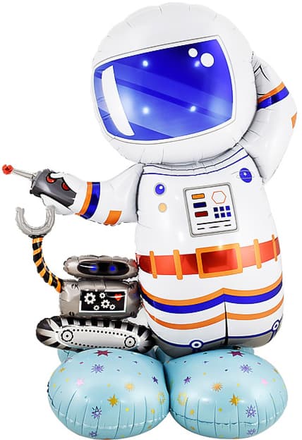 Шар 3D (43''/109 см) Фигура на подставке, Космонавт (Только для воздуха) Шар 3D (43''/109 см) Фигура на подставке, Космонавт (Только для воздуха)