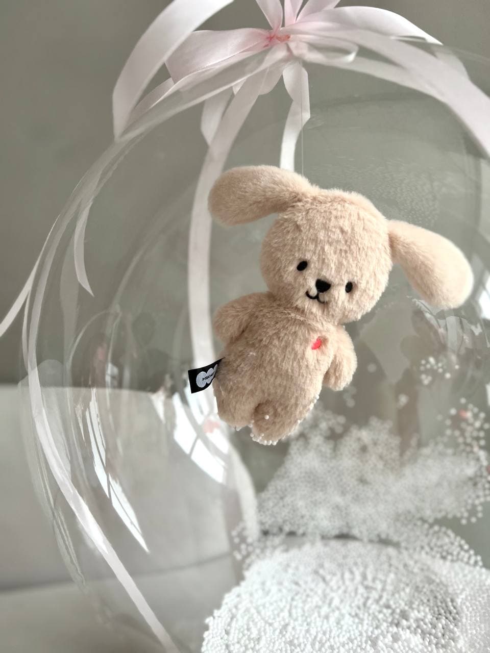 Шар баблс с игрушкой в шляпной коробке «Волшебный box»